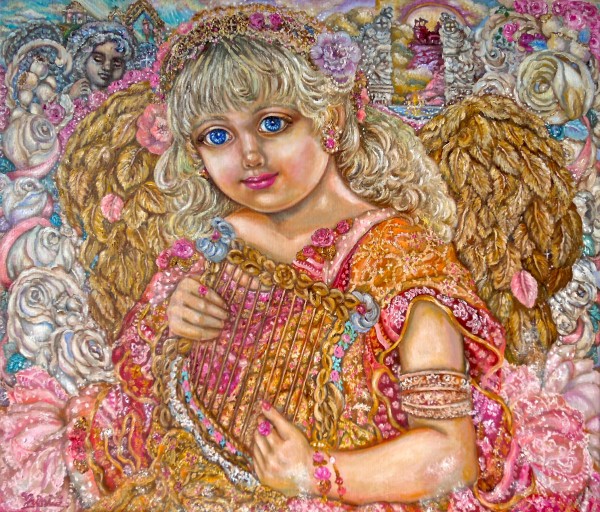 Yumi Sugai. An angel of the herb. Print