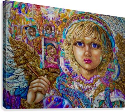 Yumi SugaiArchangel Johiel. Canvas Print