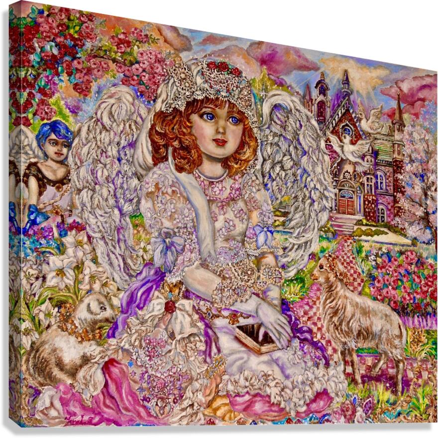 Yumi Sugai.Bible angel. Canvas Print