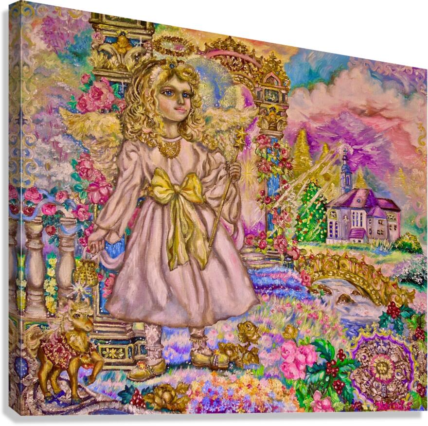 Yumi Sugai. Childrens guardian angel.  Canvas Print