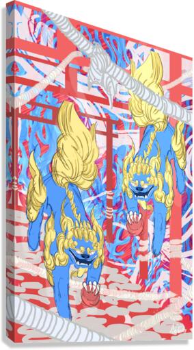Komainu Canvas Print