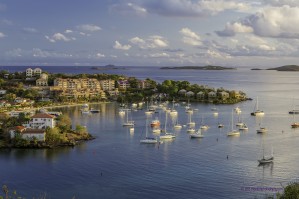 Cruz Bay at Golden Hour by T Franklin Photography