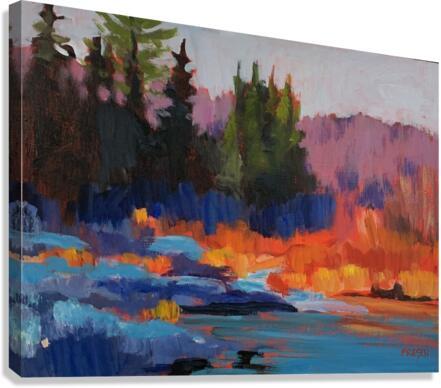 Warm Land Canvas Print