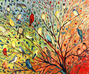 Birds Poster painting 