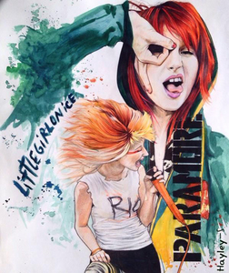 paramore Hayley Williams painting 