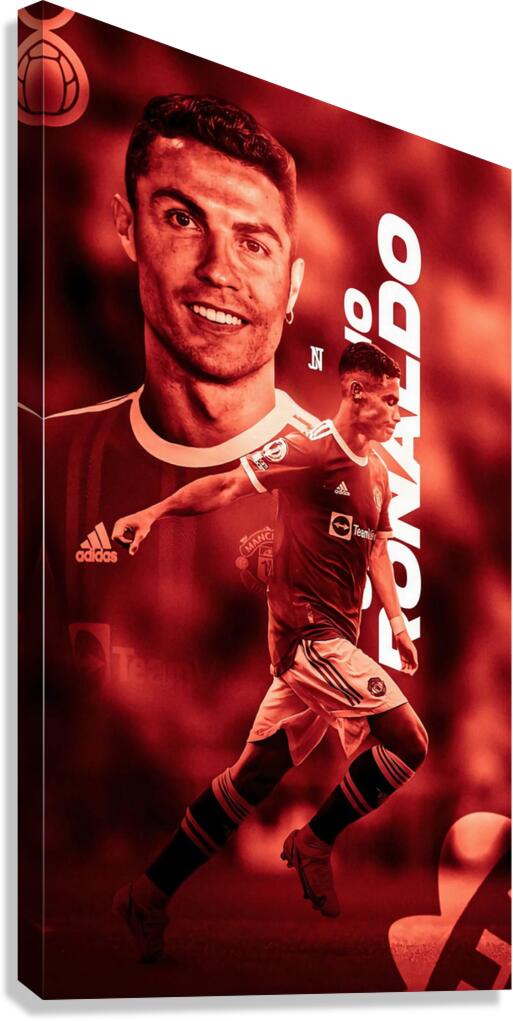 Cristiano Ronaldo Manchester United F.C. Canvas Print