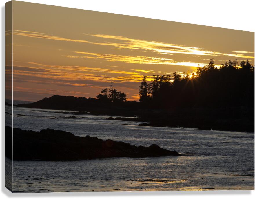 Ucluelet Sunset Canvas Print
