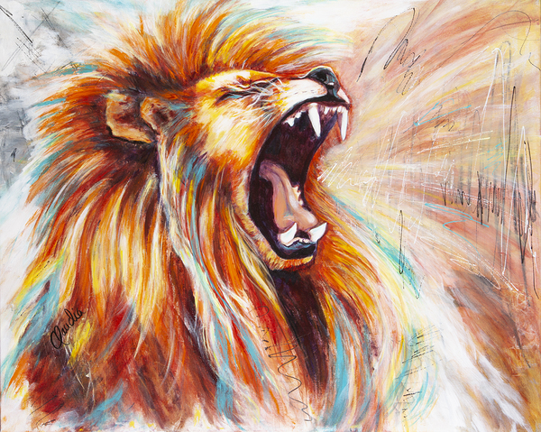He Roars  Print