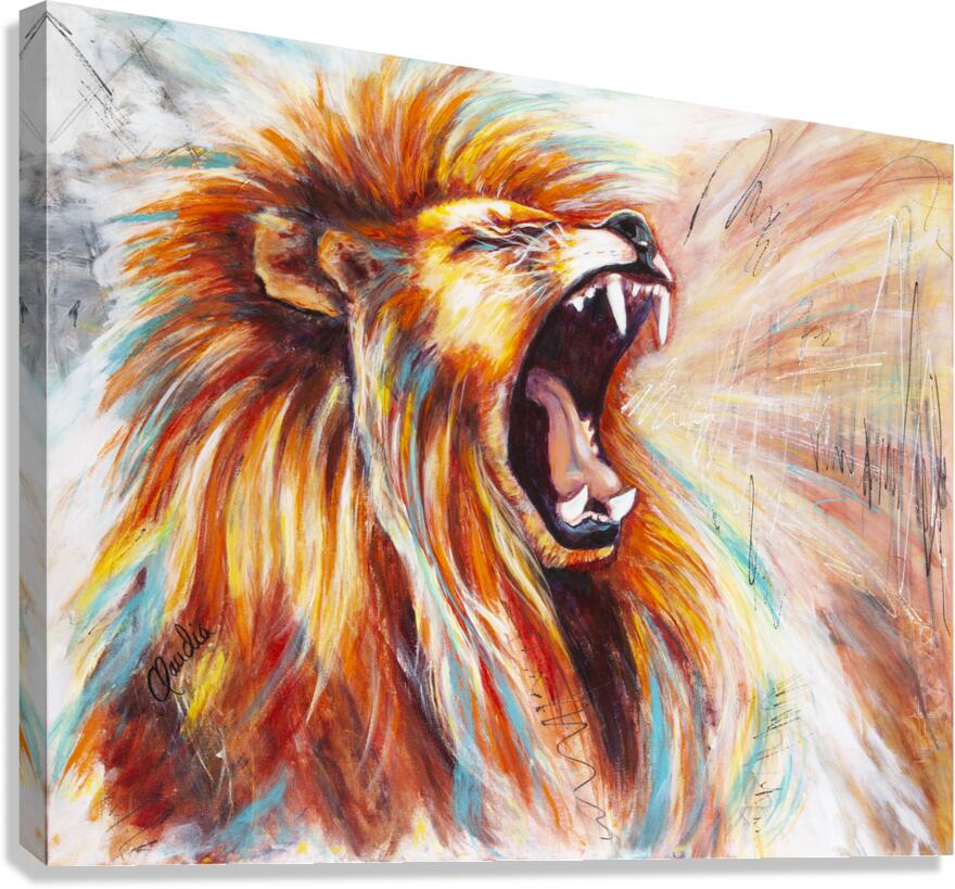 He Roars  Canvas Print