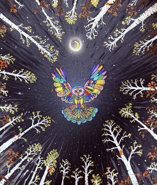 Owl 1 of 3 by Ben Pettus