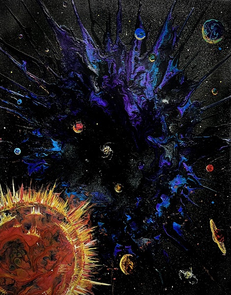 espacio profundo Print