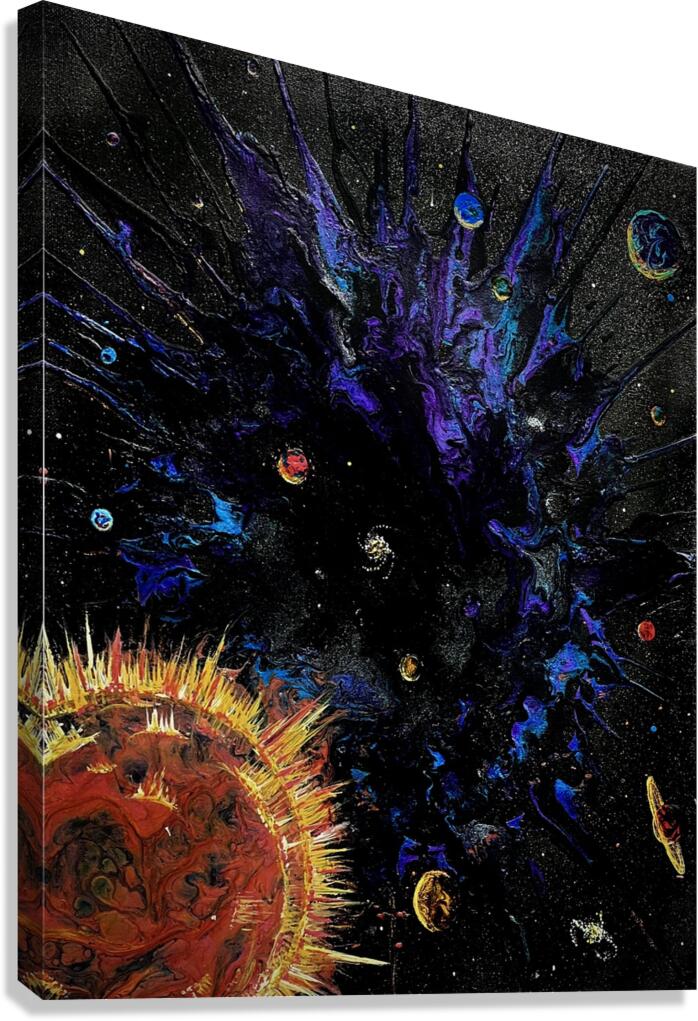 espacio profundo Canvas Print