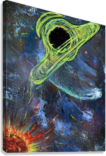 Black Hole Canvas Print