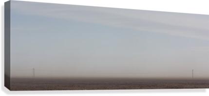 Sand road in Iceland Canvas Print