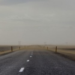 On the road in Iceland