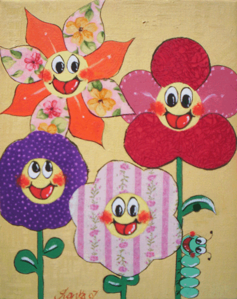 Flower Fun Print