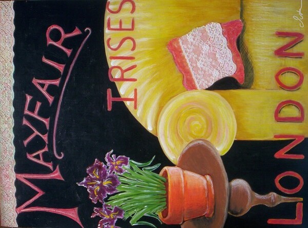 Mayfair Irises London Print