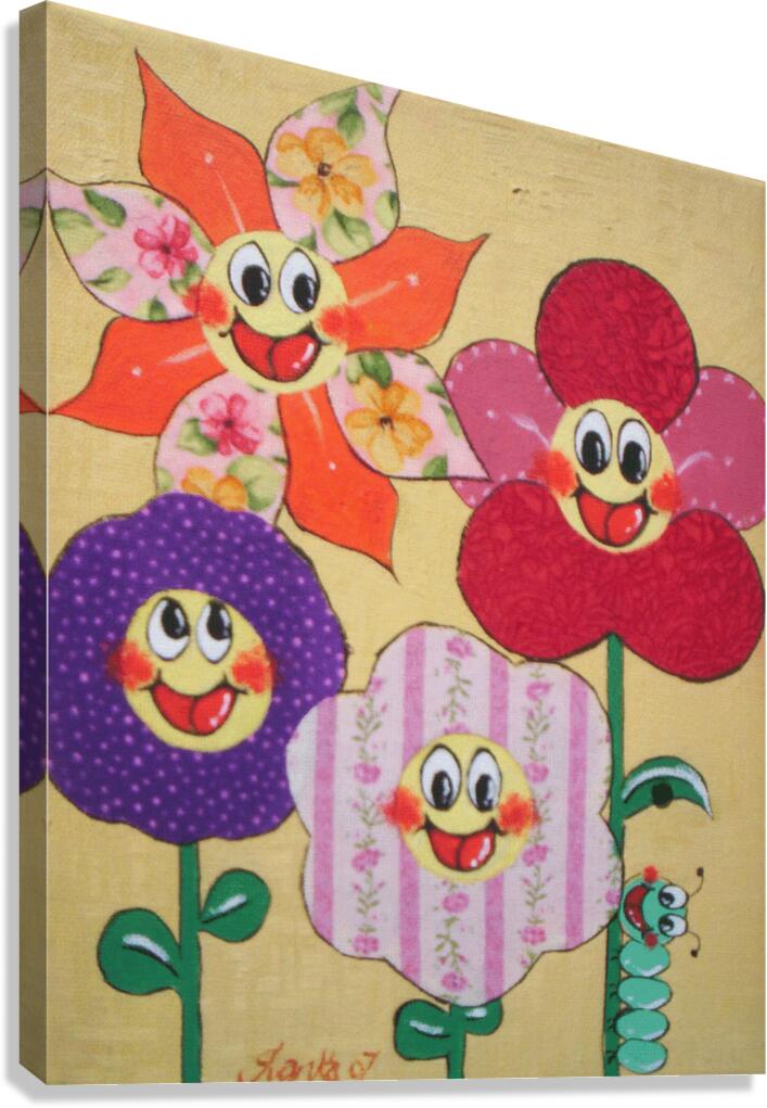 Flower Fun Canvas Print