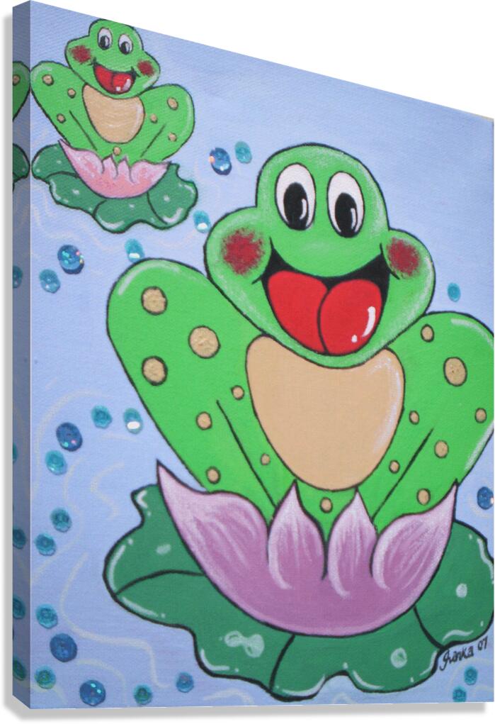 Froggy Fun  Canvas Print