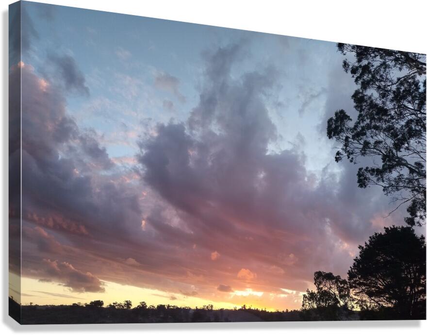 Sun Down Canvas Print