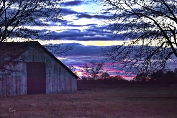 SunsetBarn1122tp Print