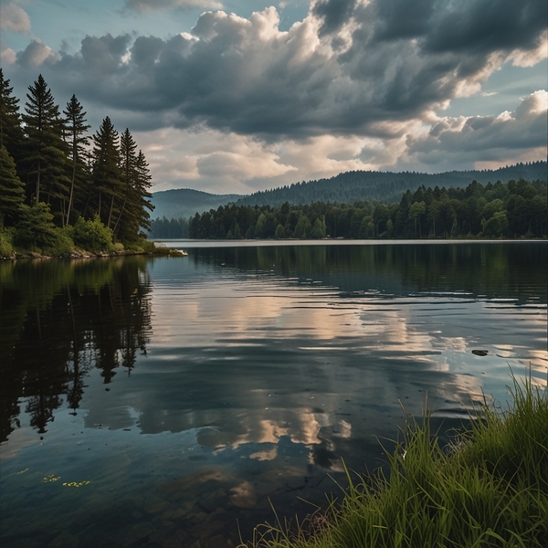 Default lake scenes 0 Print