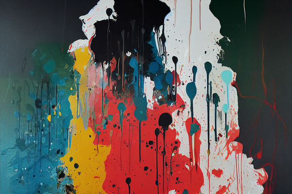 abstract pollock 2 by Neurosopher
