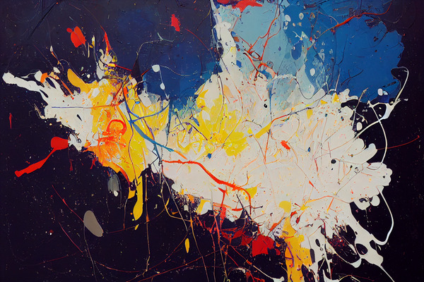 abstract pollock 3 by Neurosopher