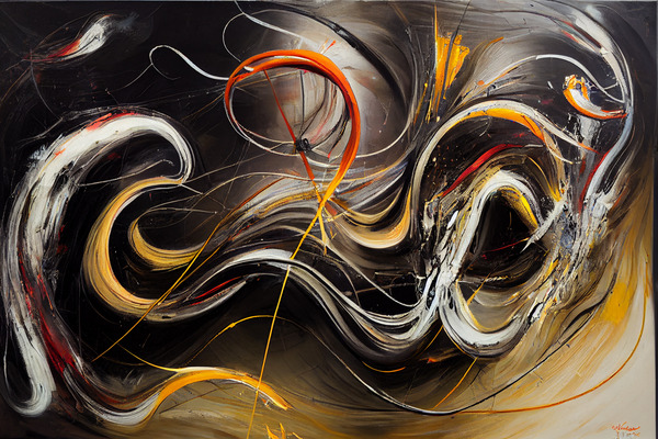 abstract pollock 5 by Neurosopher
