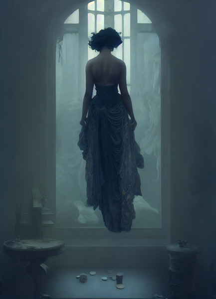 floating melancholy Print