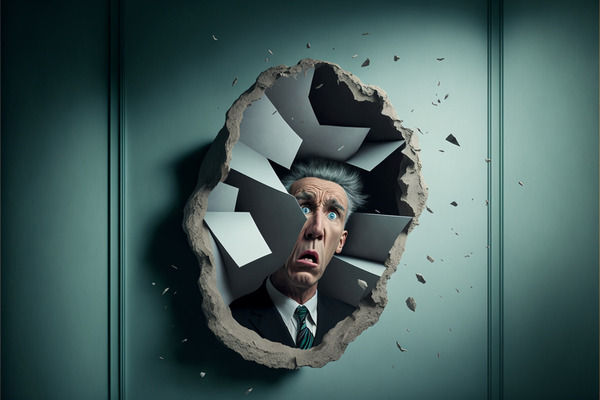 surreal interdimensional suit Print