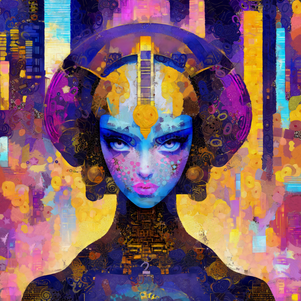 The Cyber Oracle: A Reflection of Tomorrow by Sandy Richter