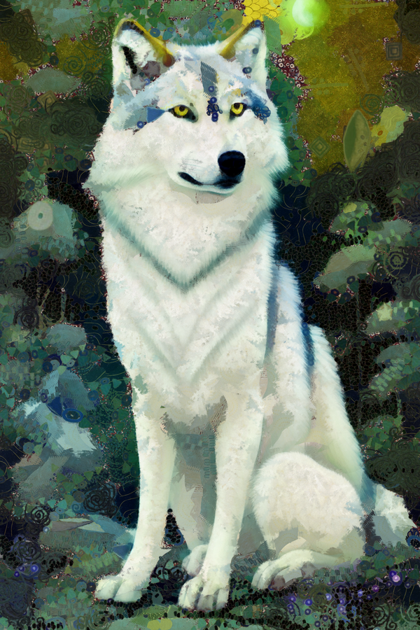 Whispers of the Guardian: The White Wolf by Sandy Richter