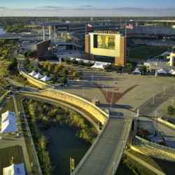 McLane Stadium Sunset Acrylic version 1