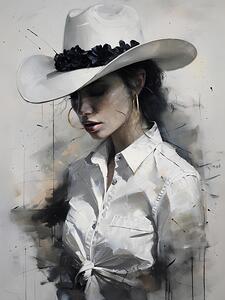 Elegance in the West: A Modern Cowgirl Portrait