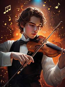 The Virtuoso’s Serenade: A Violinist in Harmony