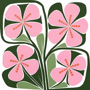 Abstract Floral Harmony
