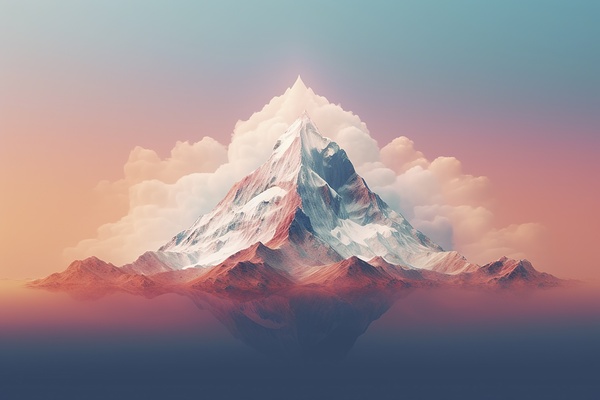 irene yakynuka Dream Mountain. 5500K temperature  1707789613.0782 Print