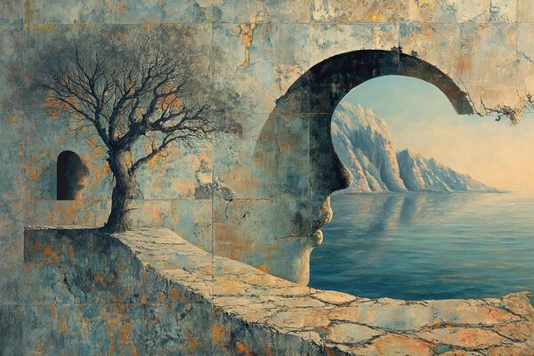 Surrealism intimacy and stillness Print