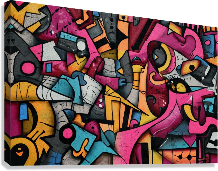yakynuka  complex funky background 2a139d56 4ba8 Canvas Print