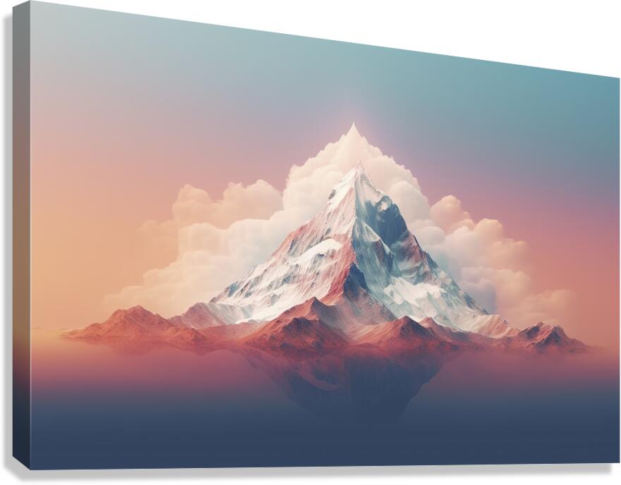 irene yakynuka Dream Mountain. 5500K temperature  1707789613.0782 Canvas Print