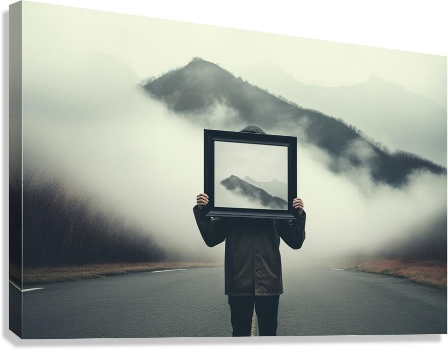 irene yakynuka Contemporary artwork collage conce Canvas Print