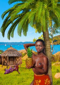 African girl with fruit Paul Gauguin 2