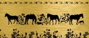 Gold illustration for interior decoration 2