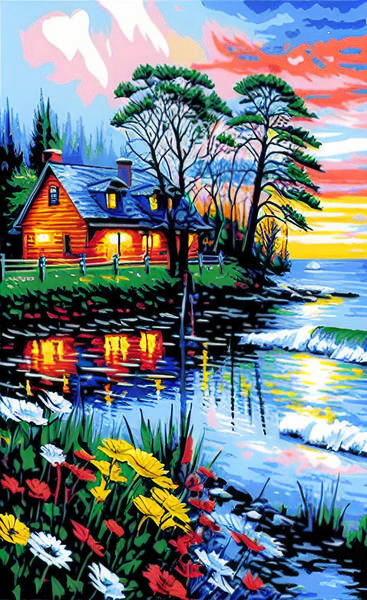 painting in expressionism style   3 in collection 2023 Print