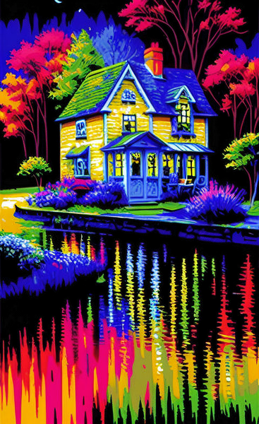 painting in expressionism style  in collection  8 Print