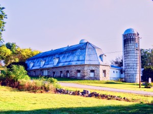 Morning Sun on a Barn in the Mohawk Valley 