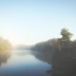 Fog on the River in the Mohawk Valley