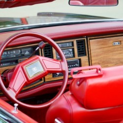 Classic Cadillac Convertible Interior
