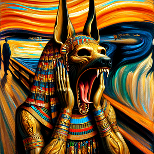 Anubis in Munch s Scream